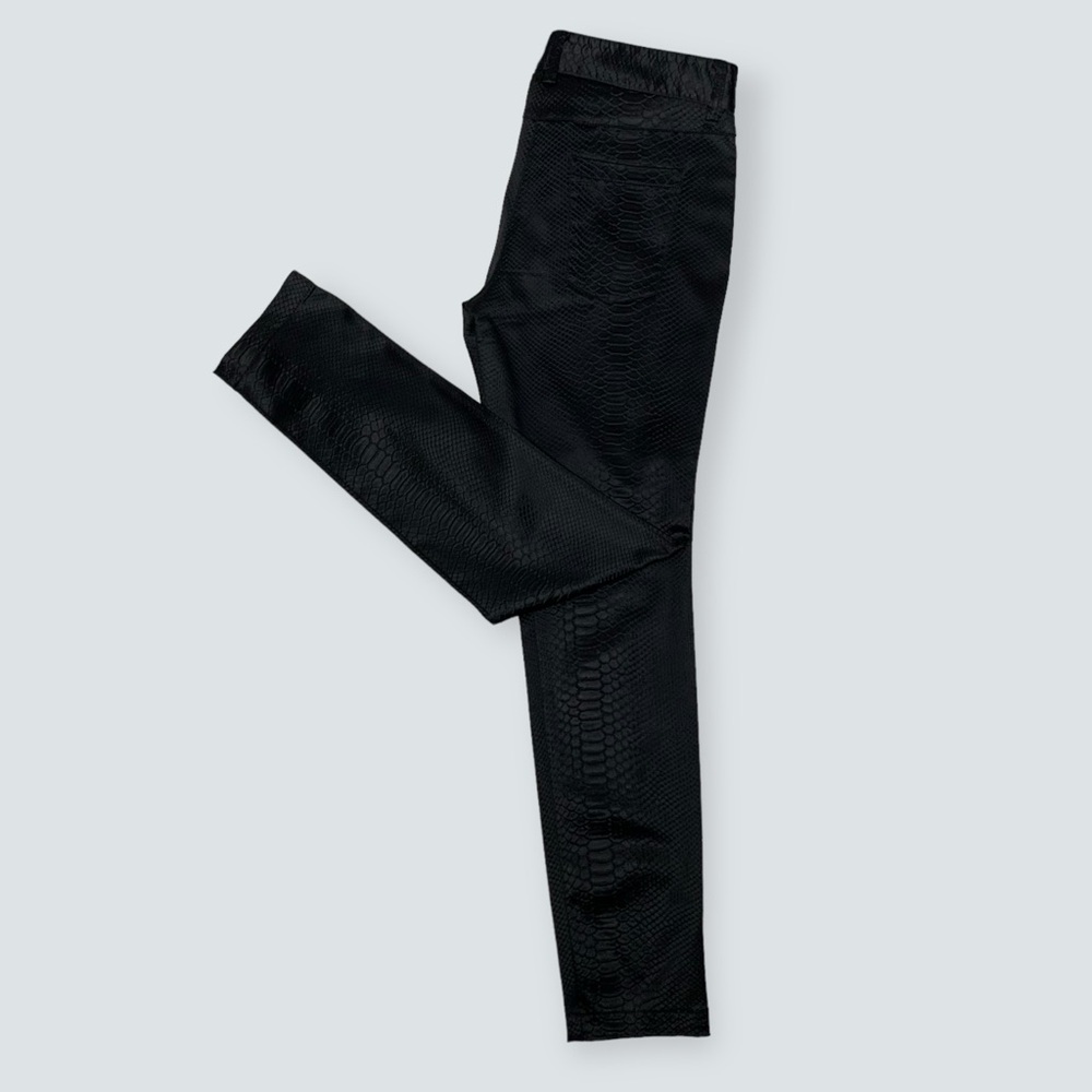 TRICOT CHIC Black “Scales” pattern Women’s Dress Pants Size US 8 NWOT - Picture 3 of 9